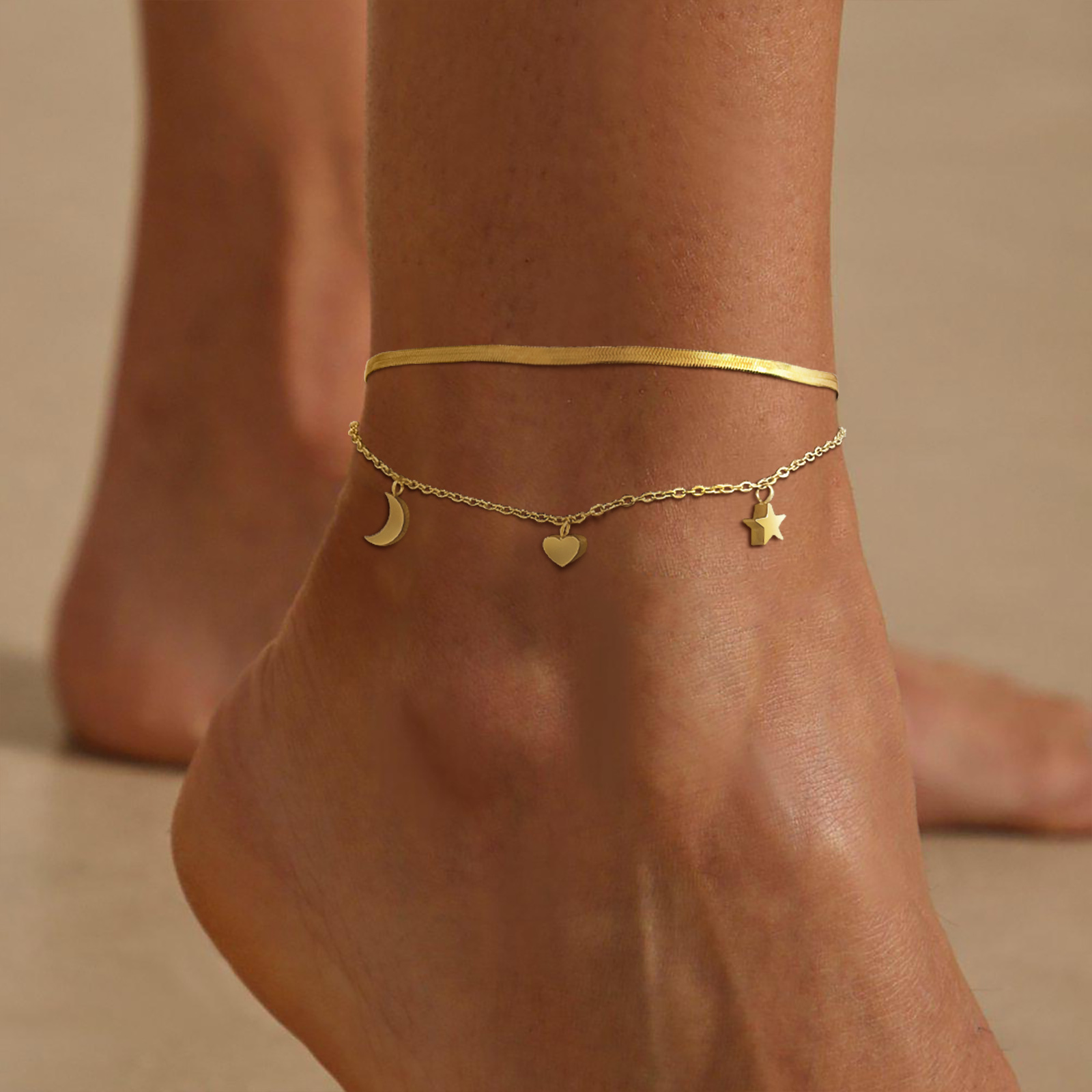 Bracelets de cheville en acier - Jc Jewelry & Watches Photos avis et prix