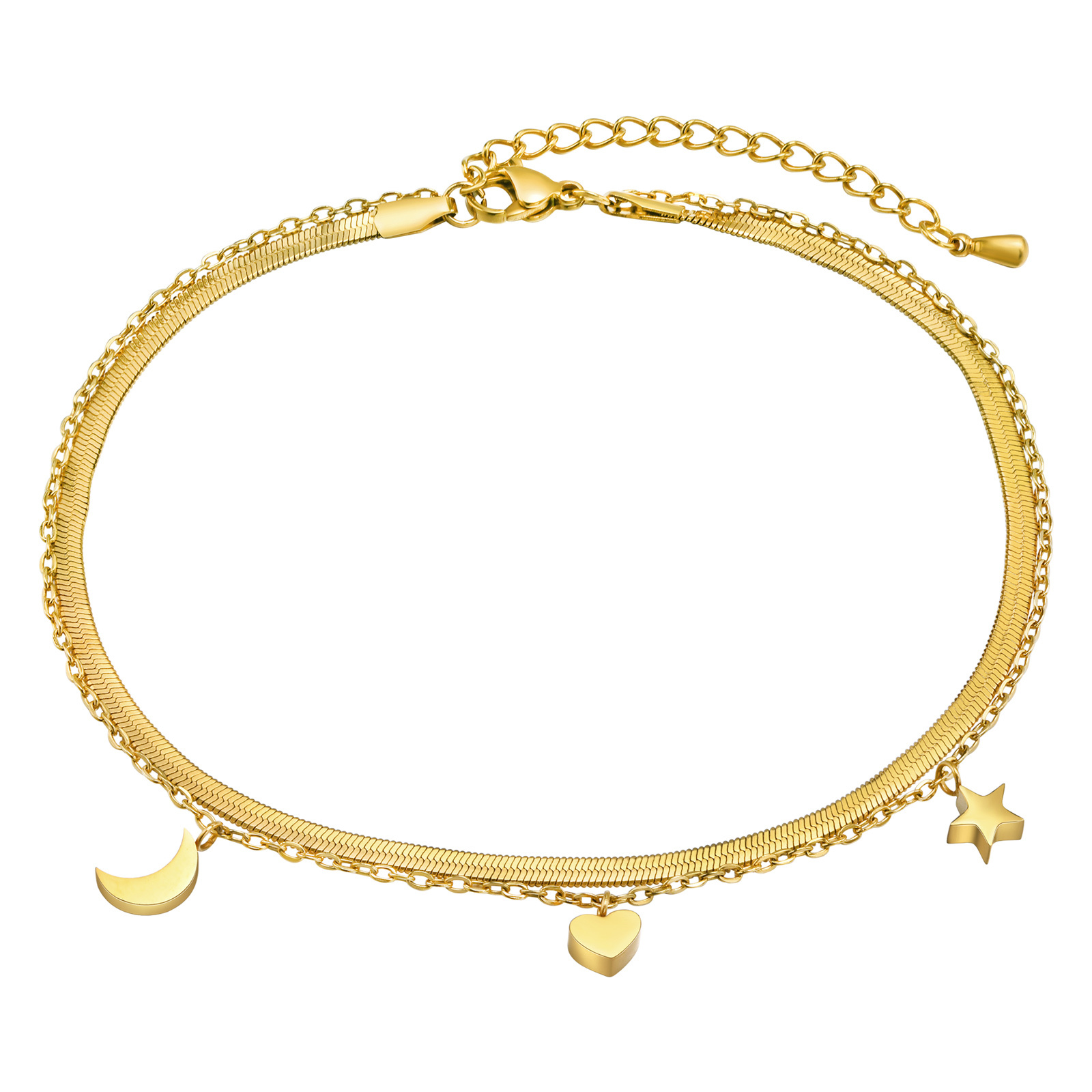 Bracelets de cheville en acier - Jc Jewelry & Watches Photos avis et prix