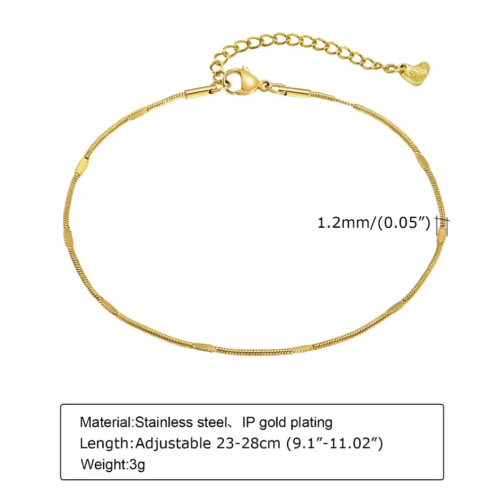Chaînes de cheville délicates  - Jc Jewelry & Watches Photos avis et prix